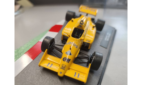 Formula 1 Auto Collection №9, формула-1, Lotus 99T, Сатору Накадзима (1987), журнальная серия масштабных моделей, Centauria, scale43