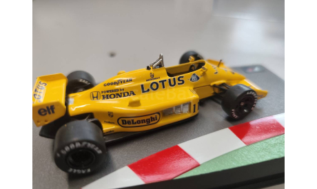 Formula 1 Auto Collection №9, формула-1, Lotus 99T, Сатору Накадзима (1987), журнальная серия масштабных моделей, Centauria, scale43