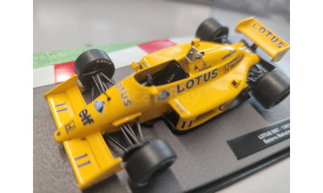 Formula 1 Auto Collection №9, формула-1, Lotus 99T, Сатору Накадзима (1987), журнальная серия масштабных моделей, Centauria, scale43