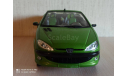 Peugeot 206 CC 1:18, масштабная модель, welly, scale18