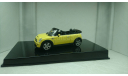 Mini Cooper S  Cabriolet 2007 yellow, редкая масштабная модель, Autoart, 1:43, 1/43