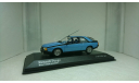 Renault Fuego 1980 blue cobalt  metallic, редкая масштабная модель, Minichamps, scale43