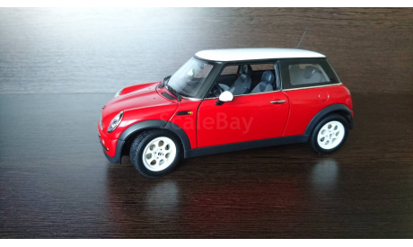 BMW Mini Cooper red, масштабная модель, scale18, Autoart