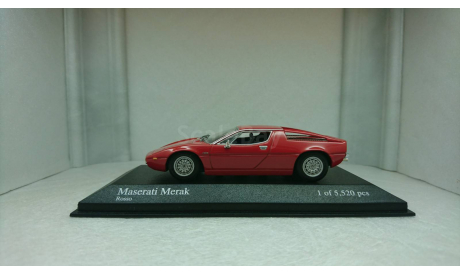 Maserati Merak 1974 rosso, масштабная модель, Minichamps, 1:43, 1/43