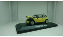 Mini Cooper (R50) liqiuid yellow - black top, масштабная модель, 1:43, 1/43, Minichamps