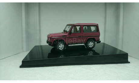 С 1 рубля! Без резервной цены! Mercedes-Benz G-Wagon SWB 1980  Purple Red, редкая масштабная модель, Autoart, scale43