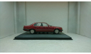 BMW 7 Series E32 1986 red metallic, редкая масштабная модель, Minichamps, scale43