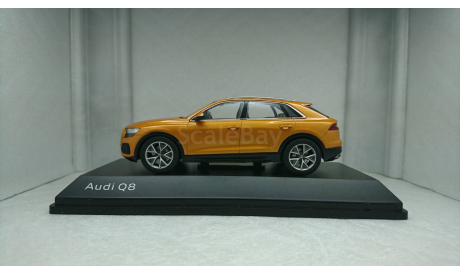 Audi Q8 Dragon Orange, масштабная модель, scale43, Norev