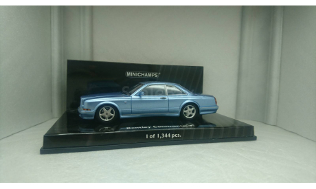 Bentley Continental T 1996 Blue Metallic, масштабная модель, Minichamps, scale43