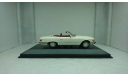 С 1 рубля! Без резервной цены! Mercedes-Benz 350 SL 1972 White, редкая масштабная модель, Minichamps, 1:43, 1/43