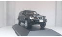 Nissan Patrol Y61 2005 Black, редкая масштабная модель, J-Collection, 1:43, 1/43