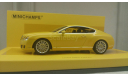 Bentley Continental GT «Linea Giallo», 2008, масштабная модель, Minichamps, 1:43, 1/43