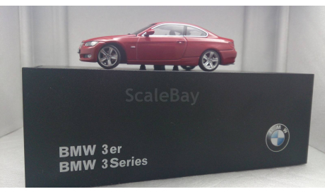 BMW 3er  E92 red, редкая масштабная модель, Autoart, 1:43, 1/43