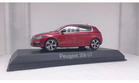 Peugeot  308 GT 2017 Ultimate Red, масштабная модель, Norev, 1:43, 1/43