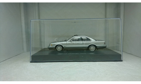 Nissan Leopard Ultima F31 1988 silver/gray, масштабная модель, AOSHIMA, 1:43, 1/43