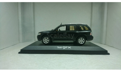 SAAB 9 7X 2005, obsidian black, редкая масштабная модель, 1:43, 1/43, Norev