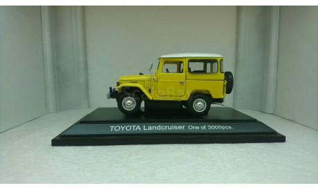Toyota Land Cruiser BJ40 1960 yellow, редкая масштабная модель, Ebbro, 1:43, 1/43