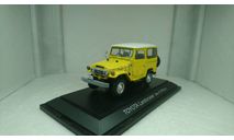 Toyota Land Cruiser BJ40 1960 yellow, редкая масштабная модель, Ebbro, scale43