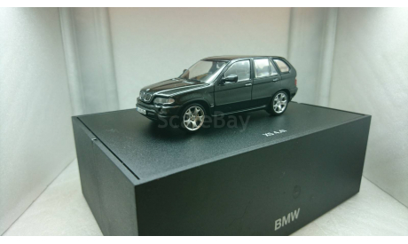 BMW X5 4.4i E53   black sapphire, редкая масштабная модель, Minichamps, scale43