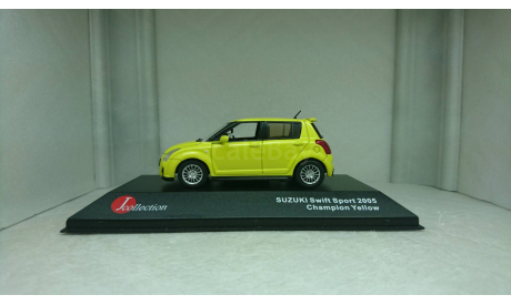 Suzuki Swift Sport 2005 Campion Yellow, редкая масштабная модель, J-Collection, scale43