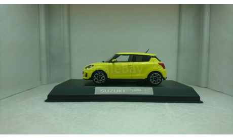 Suzuki Swift Sport 2018 Yellow, редкая масштабная модель, scale43