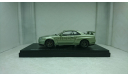 Nissan Skyline GT-R BNR34 M-Spec Nur  Millennium Jade, редкая масштабная модель, Kyosho, scale43