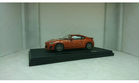 Toyota 86GT 2012 orange, редкая масштабная модель, Ebbro, scale43