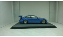 С 1 рубля! Без резервной цены! BMW M3 GTR E46 street 2001 metallic blue, редкая масштабная модель, Minichamps, 1:43, 1/43