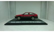 Toyota Corolla Levin AE86 1983 red/black, масштабная модель, Ebbro, 1:43, 1/43