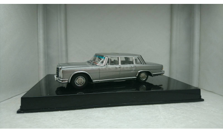 Mercedes-Benz 600 SWB 1964 W100 silver metallic, редкая масштабная модель, Autoart, 1:43, 1/43