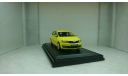 Skoda Rapid Spaceback 2014 yellow sprint uni, масштабная модель, 1:43, 1/43, Abrex, Škoda