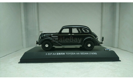 Toyoda AA sedan  1936  black, масштабная модель, Toyota, Kyosho, scale43