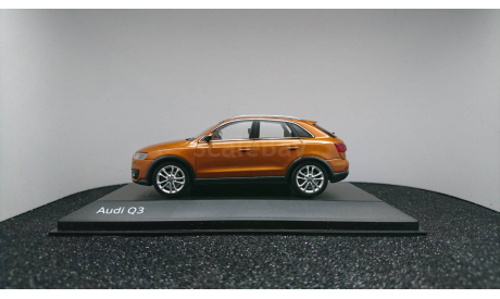 Audi Q3 2011 samoa orange metallic, редкая масштабная модель, Schuco, scale43