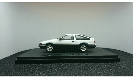 Toyota Sprinter Trueno AE86 1983 white, масштабная модель, Ebbro, scale43