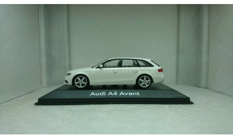 Audi A4 Avant 3.2 quattro B8 2008 Ibisweiss , редкая масштабная модель, Minichamps, scale43