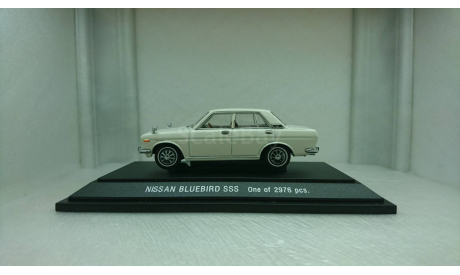 Nissan Bluebird SSS white, редкая масштабная модель, Ebbro, 1:43, 1/43