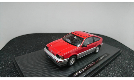 Honda Ballade Sports CR-X 1,5i red, редкая масштабная модель, Ebbro, 1:43, 1/43