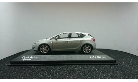 Opel Astra J 5d 2010 Silver, масштабная модель, Minichamps, scale43