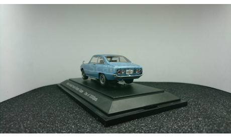 Mazda Familia Presto Rotary Coupe 1968 blue metallic, редкая масштабная модель, Ebbro, scale43