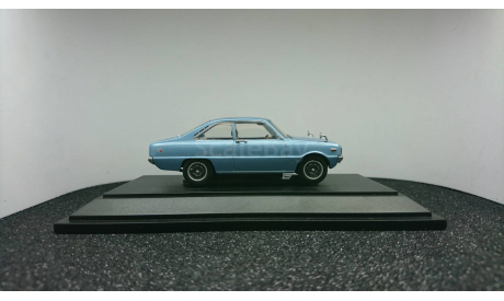 Mazda Familia Presto Rotary Coupe 1968 blue metallic, редкая масштабная модель, Ebbro, scale43