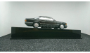 Mercedes-Benz 500 SEC W126 Coupe 1981 Blue Black Metallic, редкая масштабная модель, Autoart, 1:43, 1/43