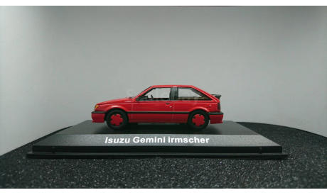 Isuzu Gemini Irmscher 1500 Turbo 1989 Vivid red, масштабная модель, Norev, scale43