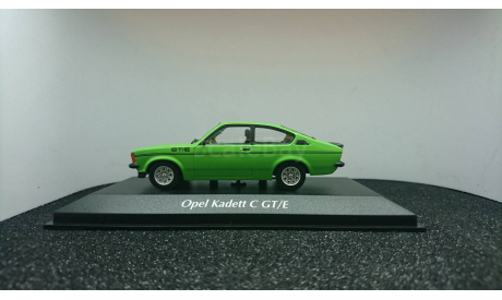 Opel Kadett C GT/E 1978 green, масштабная модель, Minichamps, 1:43, 1/43