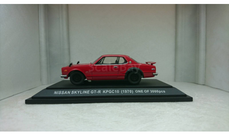 Nissan Skyline GT-R  KPGC 10 1970 red, масштабная модель, Ebbro, 1:43, 1/43