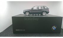 BMW X5 4.4i E53 Steel Grey, редкая масштабная модель, Minichamps, 1:43, 1/43