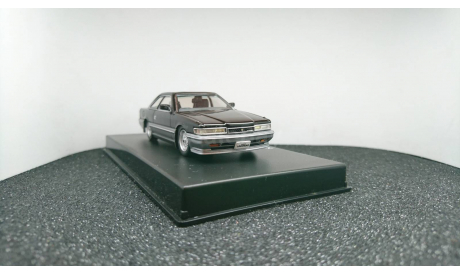 Nissan Leopard Ultima F31 1986 black/gray, масштабная модель, AOSHIMA, 1:43, 1/43