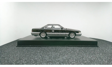 Nissan Leopard Ultima F31 1986 black/gray, масштабная модель, AOSHIMA, 1:43, 1/43