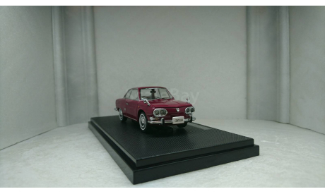 HINO Contessa 1300 Coupe 1964 red, редкая масштабная модель, Ebbro, scale43