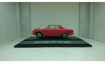 Toyota 1600GT 1967 red, редкая масштабная модель, Ebbro, 1:43, 1/43