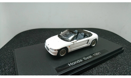 Honda Beat 1991 white, редкая масштабная модель, Ebbro, scale43